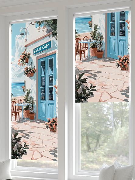 Рулонная штора для кухни для детской Рилварт - 451 - ширина 68 см - фото 3