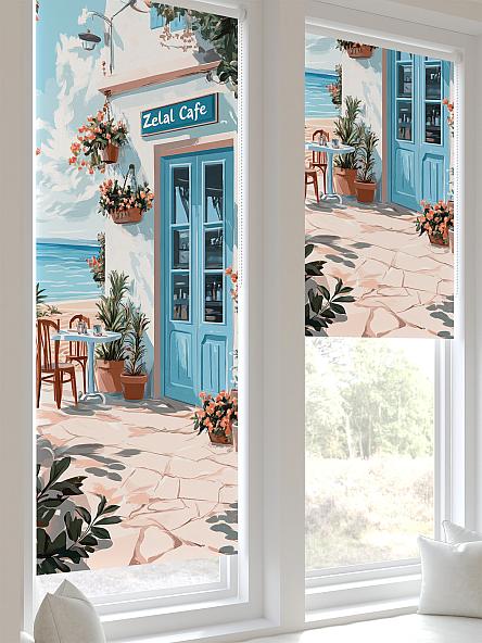 Рулонная штора для кухни для детской Рилварт - 451 - ширина 68 см - фото 6