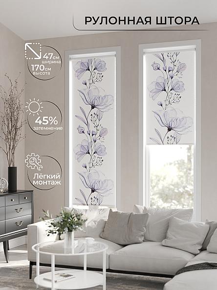 Рулонная штора Ранфрик - 13 - ширина 47 см - фото 2