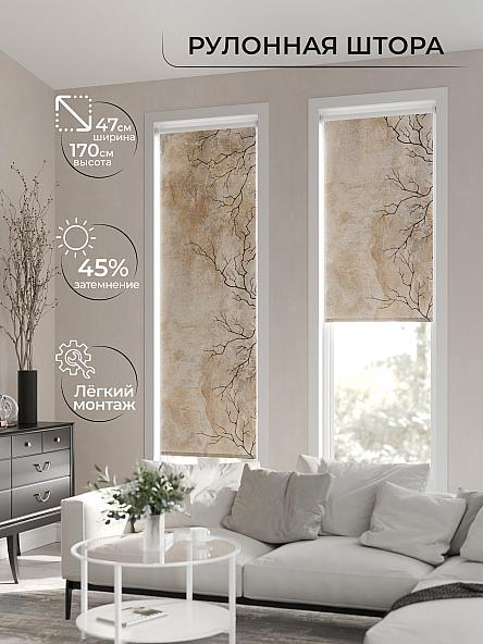 Рулонная штора Ранфрик - 31 - ширина 47 см - фото 2