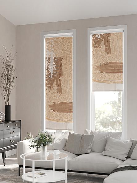 Рулонная штора Ранфрик - 37 - ширина 47 см