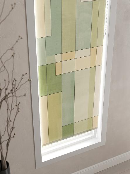 Рулонная штора Ранфрик - 38 - ширина 47 см - фото 4