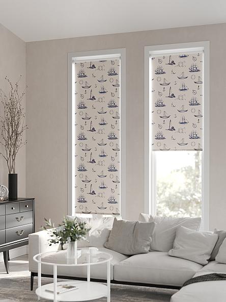 Рулонная штора Ранфрик - 42 - ширина 47 см