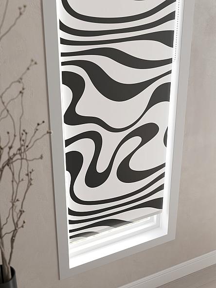 Рулонная штора Ранфрик - 53 - ширина 47 см - фото 4