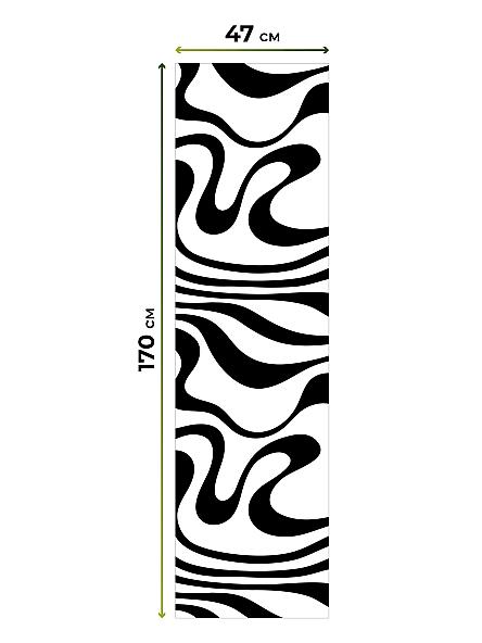 Рулонная штора Ранфрик - 53 - ширина 47 см - фото 5