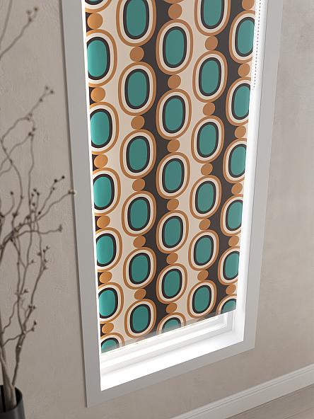 Рулонная штора Ранфрик - 58 - ширина 47 см - фото 4