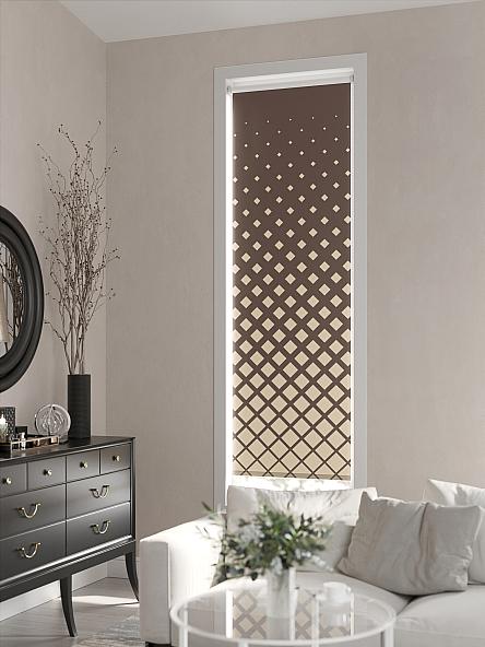 Рулонная штора Ранфрик - 61 - ширина 47 см - фото 3