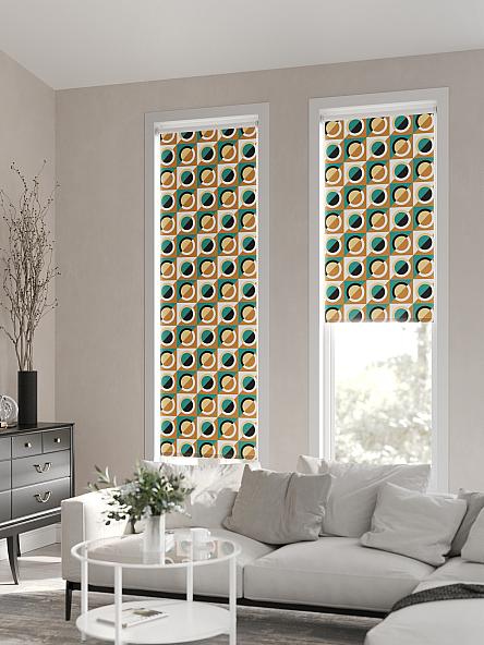 Рулонная штора Ранфрик - 63 - ширина 47 см