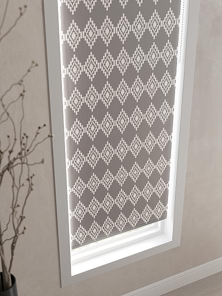 Рулонная штора Ранфрик - 65 - ширина 47 см - фото 4