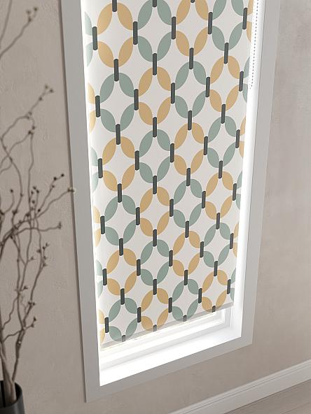 Рулонная штора Ранфрик - 66 - ширина 47 см - фото 4