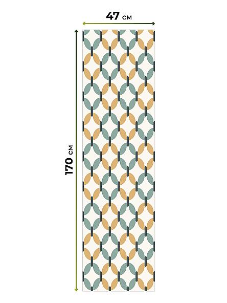 Рулонная штора Ранфрик - 66 - ширина 47 см - фото 5
