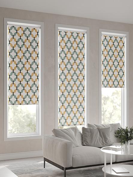 Рулонная штора Ранфрик - 66 - ширина 47 см - фото 6