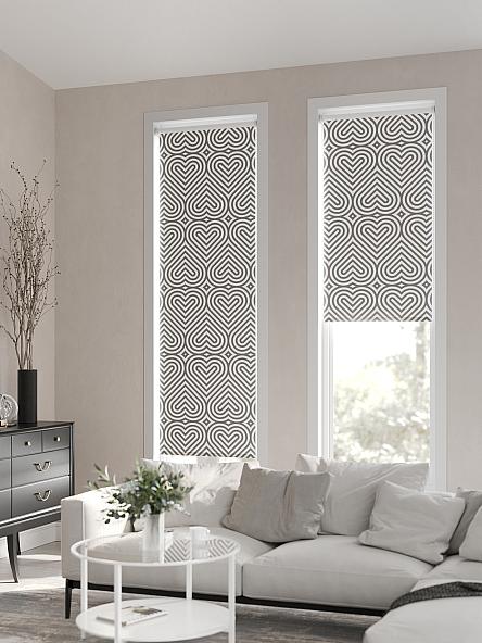 Рулонная штора Ранфрик - 68 - ширина 47 см