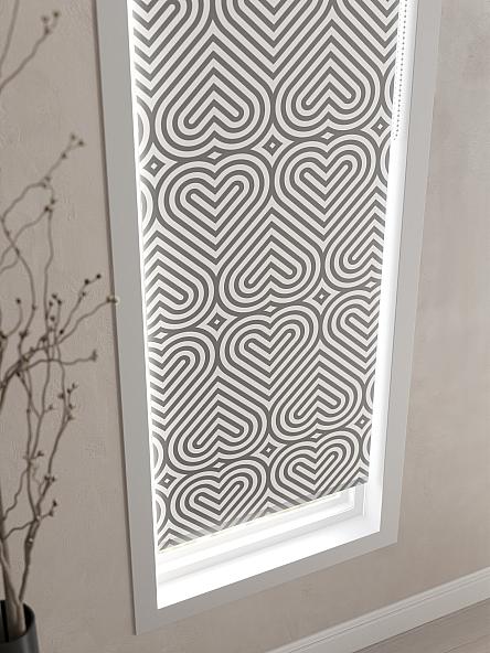 Рулонная штора Ранфрик - 68 - ширина 47 см - фото 4