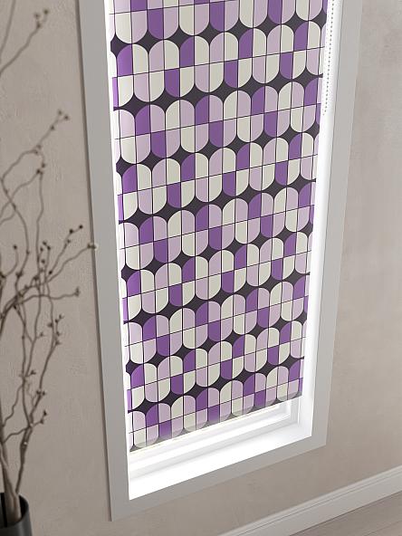 Рулонная штора Ранфрик - 71 - ширина 47 см - фото 4