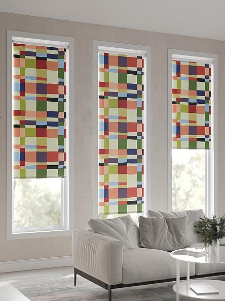 Рулонная штора Ранфрик - 72 - ширина 47 см - фото 6