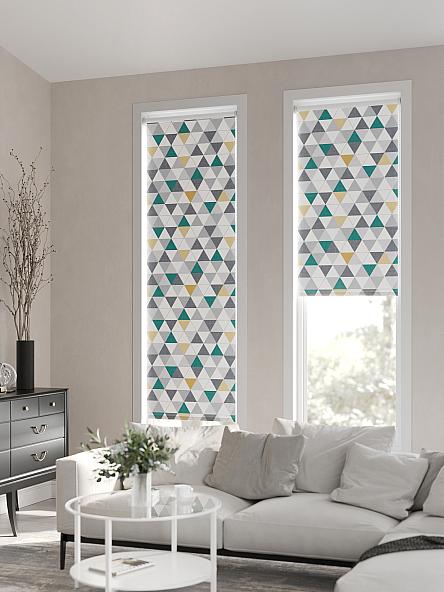 Рулонная штора Ранфрик - 73 - ширина 47 см