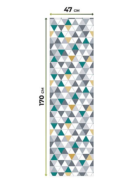 Рулонная штора Ранфрик - 73 - ширина 47 см - фото 5