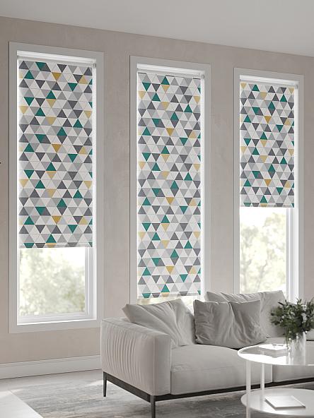 Рулонная штора Ранфрик - 73 - ширина 47 см - фото 6