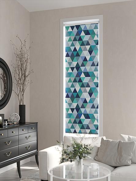 Рулонная штора Ранфрик - 74 - ширина 47 см - фото 3