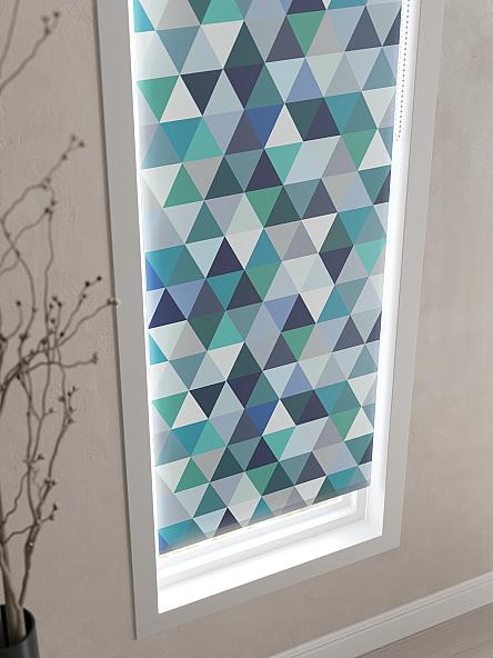 Рулонная штора Ранфрик - 74 - ширина 47 см - фото 4