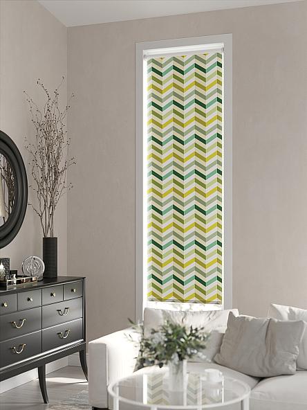 Рулонная штора Ранфрик - 76 - ширина 47 см - фото 3