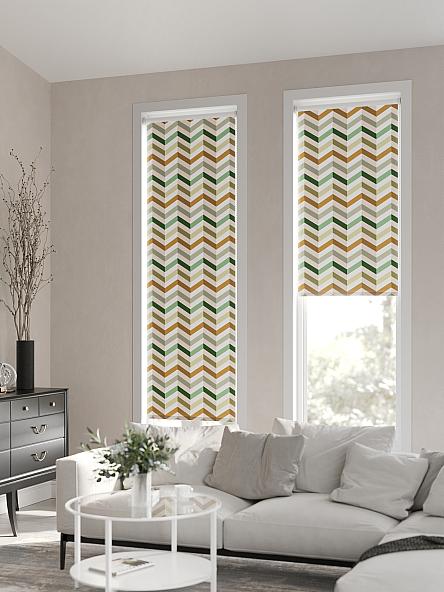 Рулонная штора Ранфрик - 77 - ширина 47 см