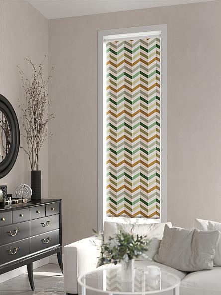 Рулонная штора Ранфрик - 77 - ширина 47 см - фото 3