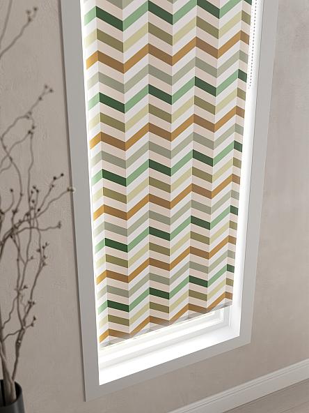 Рулонная штора Ранфрик - 77 - ширина 47 см - фото 4