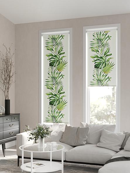 Рулонная штора Ранфрик - 80 - ширина 47 см