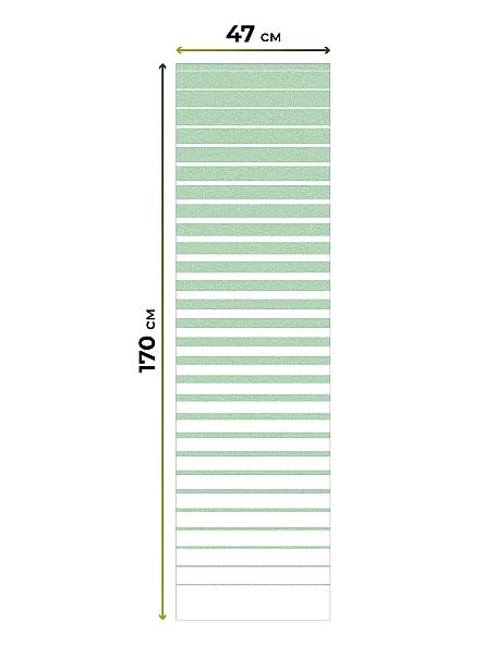 Рулонная штора Ранфрик - 84 - ширина 47 см - фото 5