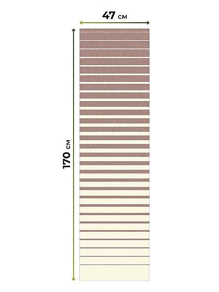 Рулонная штора Ранфрик - 86 - ширина 47 см - фото 5