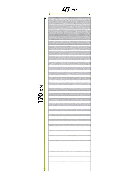 Рулонная штора Ранфрик - 87 - ширина 47 см - фото 5