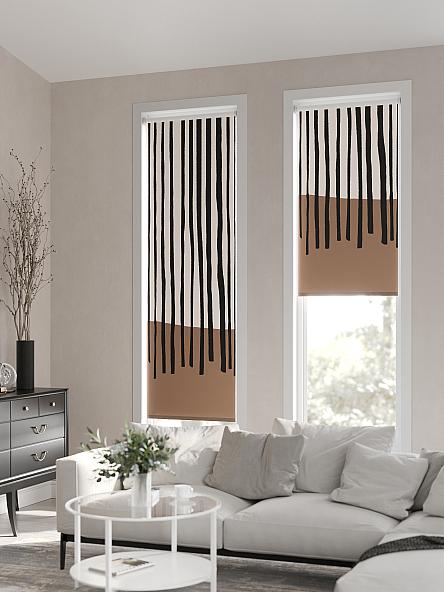 Рулонная штора Ранфрик - 89 - ширина 47 см