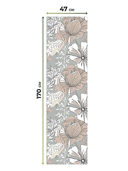 Рулонная штора Ранфрик - 93 - ширина 47 см - фото 5