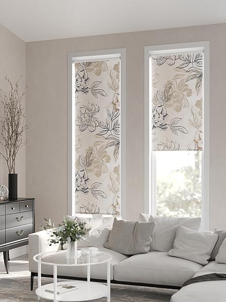 Рулонная штора Ранфрик - 95 - ширина 47 см