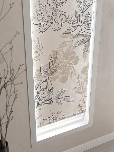 Рулонная штора Ранфрик - 95 - ширина 47 см - фото 4