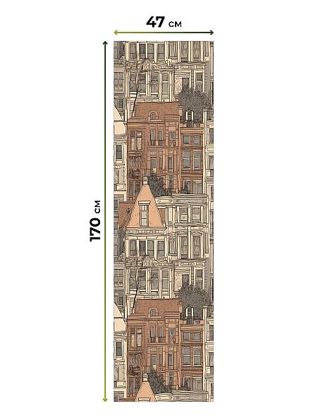 Рулонная штора Ранфрик - 103 - ширина 47 см - фото 5