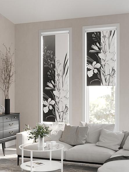 Рулонная штора Ранфрик - 104 - ширина 47 см