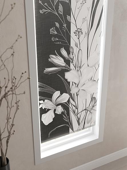 Рулонная штора Ранфрик - 104 - ширина 47 см - фото 4