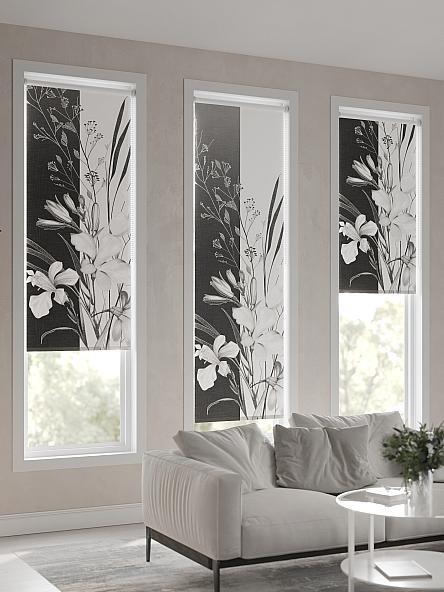 Рулонная штора Ранфрик - 104 - ширина 47 см - фото 6