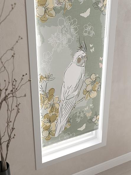 Рулонная штора Ранфрик - 107 - ширина 47 см - фото 4