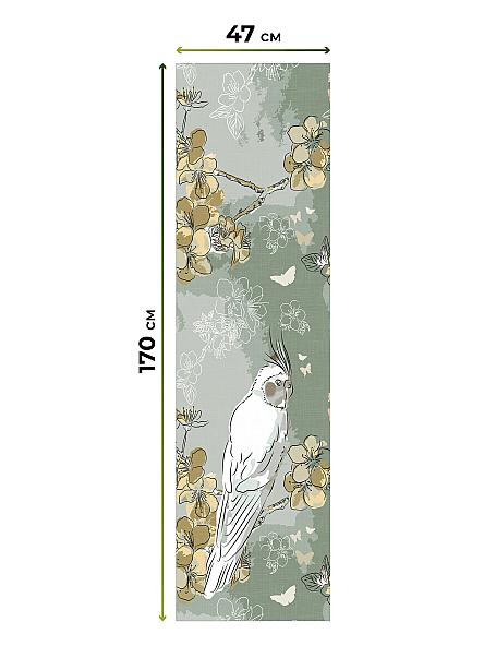 Рулонная штора Ранфрик - 107 - ширина 47 см - фото 5