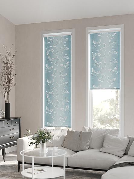 Рулонная штора Ранфрик - 114 - ширина 47 см