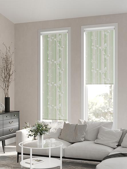 Рулонная штора Ранфрик - 122 - ширина 47 см