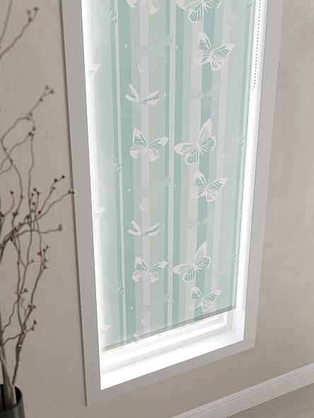 Рулонная штора Ранфрик - 123 - ширина 47 см - фото 4