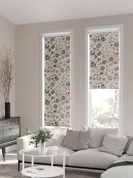 Рулонная штора Ранфрик - 126 - ширина 47 см