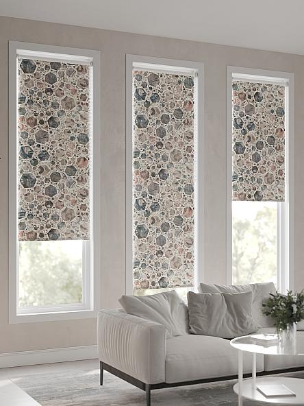 Рулонная штора Ранфрик - 126 - ширина 47 см - фото 6