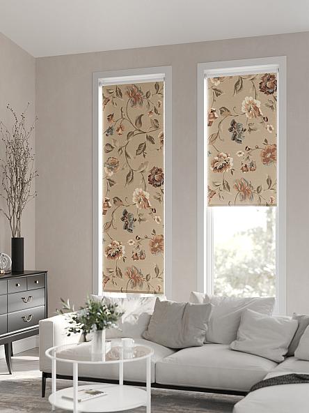 Рулонная штора Ранфрик - 128 - ширина 47 см