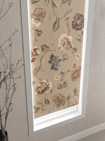 Рулонная штора Ранфрик - 128 - ширина 47 см - фото 4